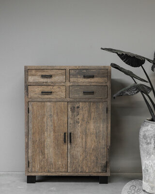 Be-Uniq 2-Deurs Kast | Urban Collection | H140xB100xD40