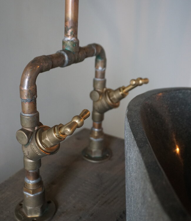 Rene Houtman Den Haag - Koperen Kraan - Mengkraan - Opzetkraan - 3 Varianten