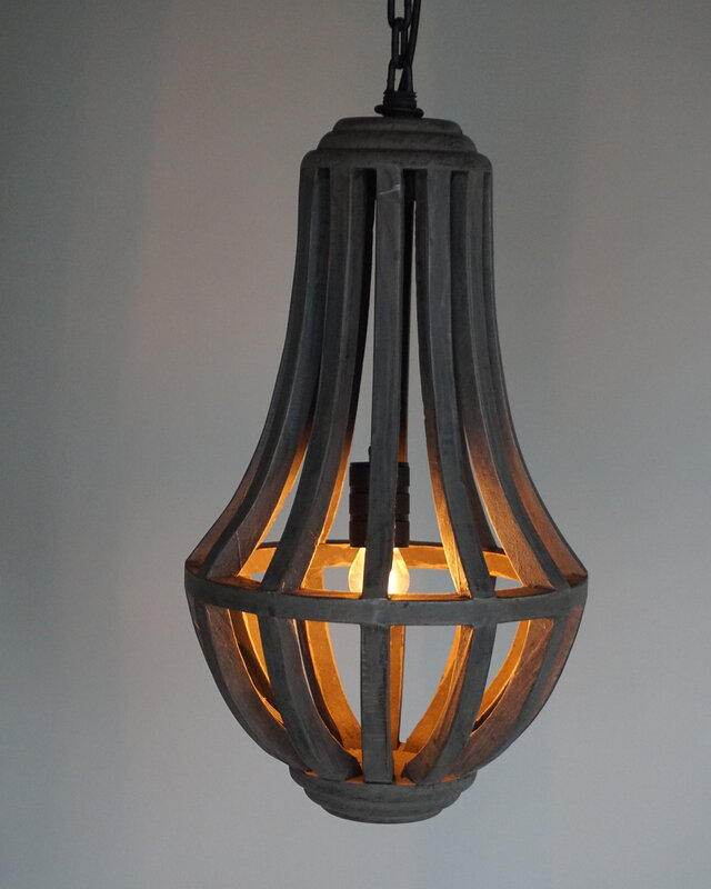 Rene Houtman Kroonluchter Bert | Hout | Small | H51 cm