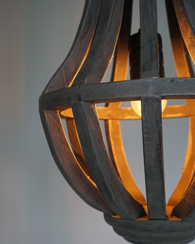 Rene Houtman Kroonluchter Bert | Hout | Small | H51 cm