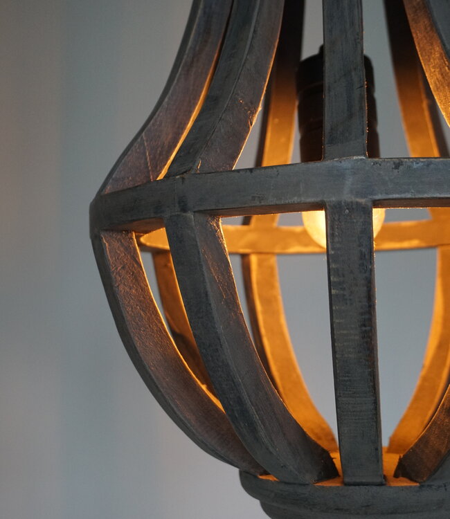 Rene Houtman Kroonluchter Bert | Hout | Small | H51 cm