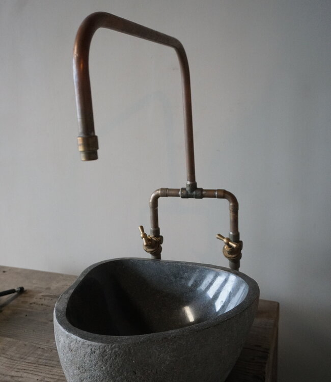 Rene Houtman Den Haag - Koperen Kraan - Mengkraan - Opzetkraan - 3 Varianten