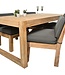 HSM Collection Tuinset New Aruba - 200x100x76 - Naturel/grijs - Teak