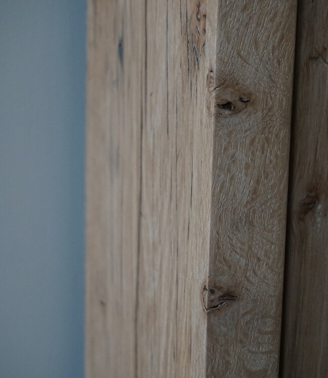 Rene Houtman Toiletmeubel oud eikenhout landelijk geschaafd - 1 deur - 90 cm