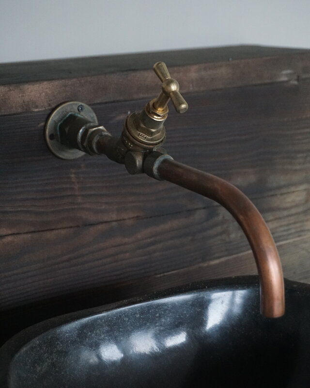 Rene Houtman Assen - Koperen Muurkraan - Koud Water - Handmade