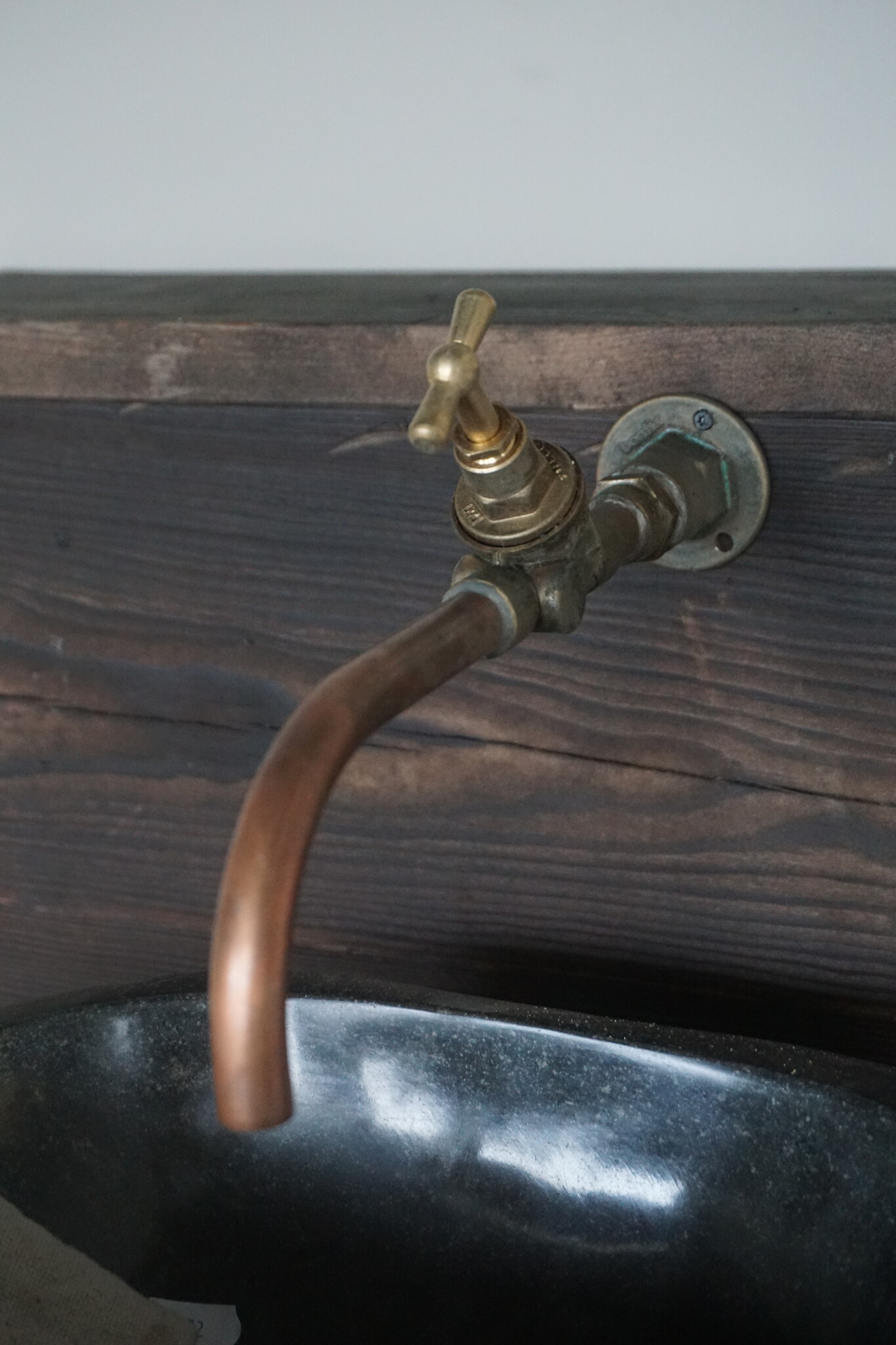 Rene Houtman Assen - Koperen Muurkraan - Koud Water - Handmade