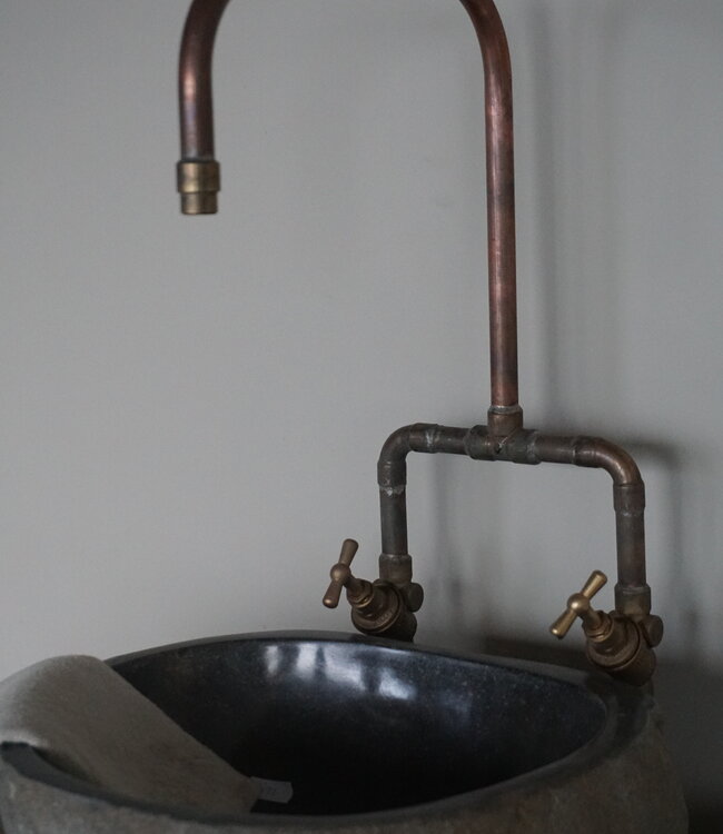 Rene Houtman Den Haag - Koperen Kraan - Mengkraan - Opzetkraan - 3 Varianten