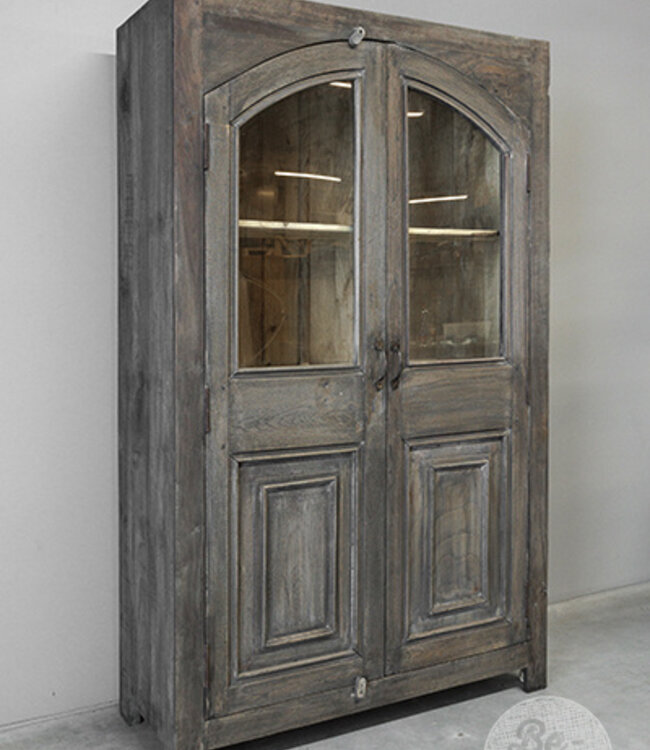 Be-Uniq Oude Vitrinekast | India | H188 x B110 x D44 Cm