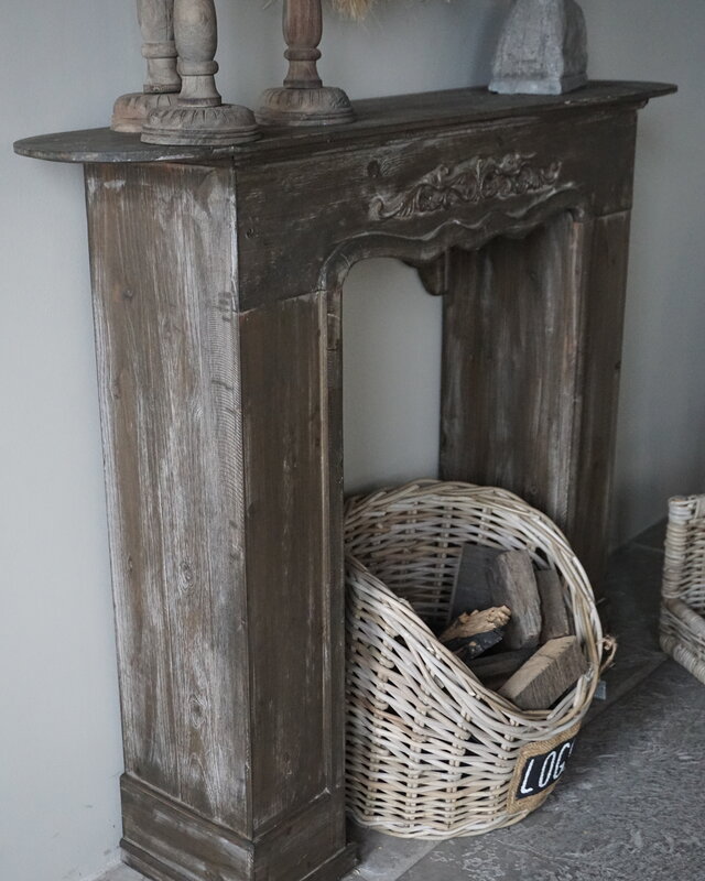 Rene Houtman Sfeervolle Houten Schouw | Bruin | H101 x B125 x D28 cm