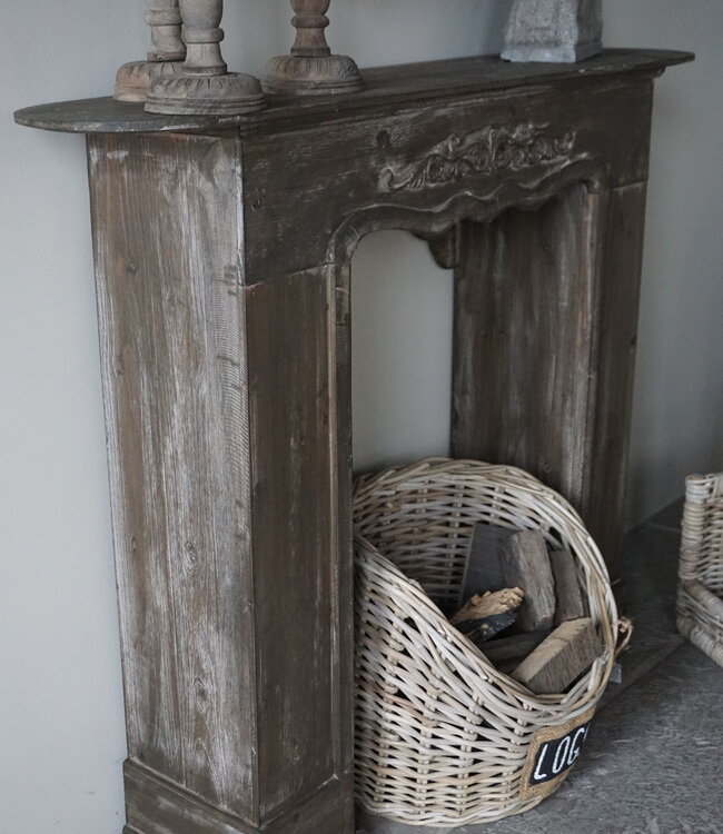 Rene Houtman Sfeervolle Houten Schouw | Bruin | H101 x B125 x D28 cm