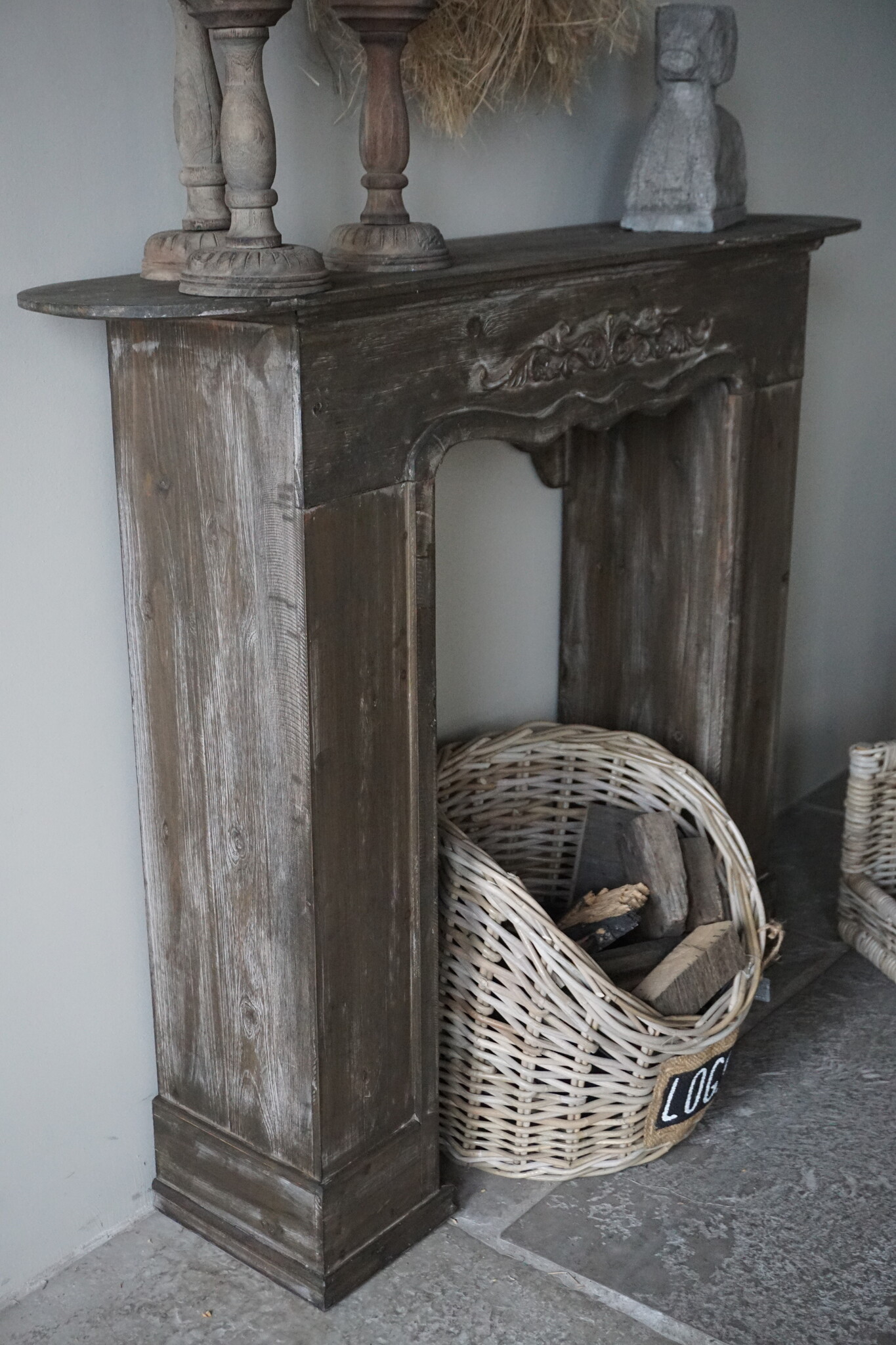 Rene Houtman Sfeervolle Houten Schouw | Bruin | H101 x B125 x D28 cm
