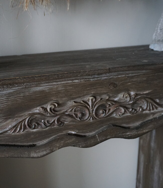 Rene Houtman Sfeervolle Houten Schouw | Bruin | H101 x B125 x D28 cm