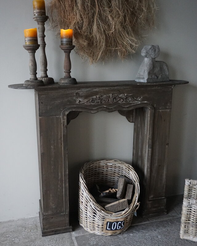 Rene Houtman Sfeervolle Houten Schouw | Bruin | H101 x B125 x D28 cm