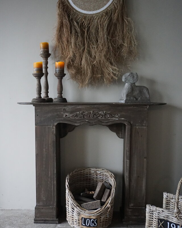 Rene Houtman Sfeervolle Houten Schouw | Bruin | H101 x B125 x D28 cm