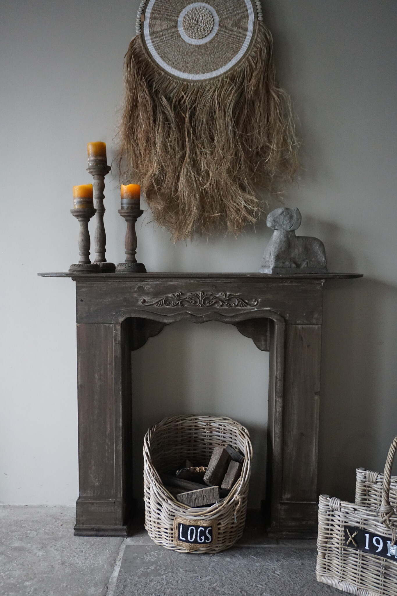 Rene Houtman Sfeervolle Houten Schouw | Bruin | H101 x B125 x D28 cm