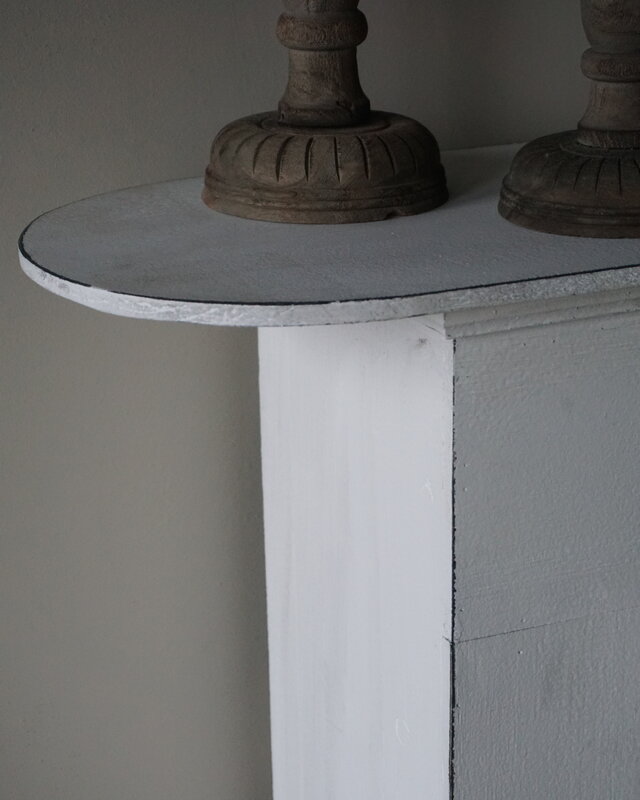 Rene Houtman Sfeervolle Houten Schouw | Wit | H101 x B125 x D28 cm
