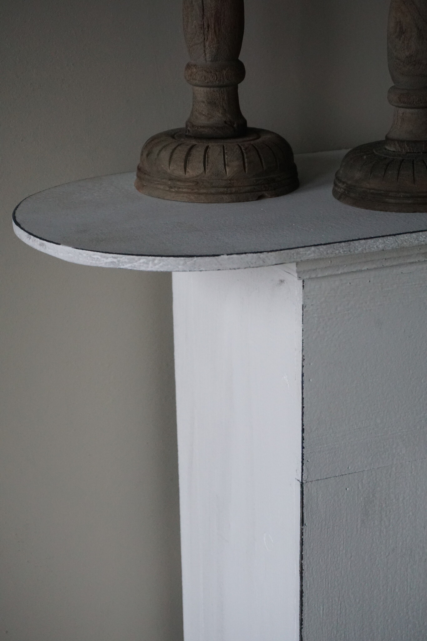 Rene Houtman Sfeervolle Houten Schouw | Wit | H101 x B125 x D28 cm