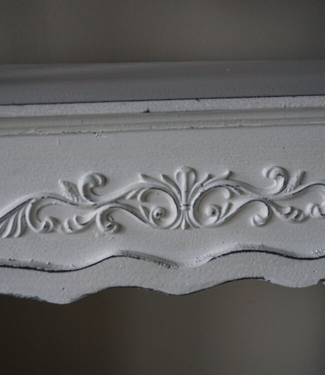 Rene Houtman Sfeervolle Houten Schouw | Wit | H101 x B125 x D28 cm