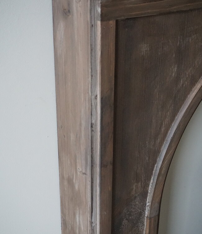 Rene Houtman Sfeervolle Houten Schouw | Bruin | H104 x B130 x D21 cm