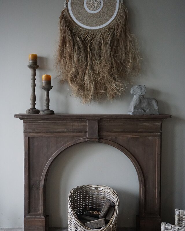 Rene Houtman Sfeervolle Houten Schouw | Bruin | H104 x B130 x D21 cm