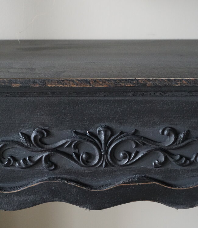 Rene Houtman Sfeervolle Houten Schouw | Zwart | H101 x B125 x D28 cm