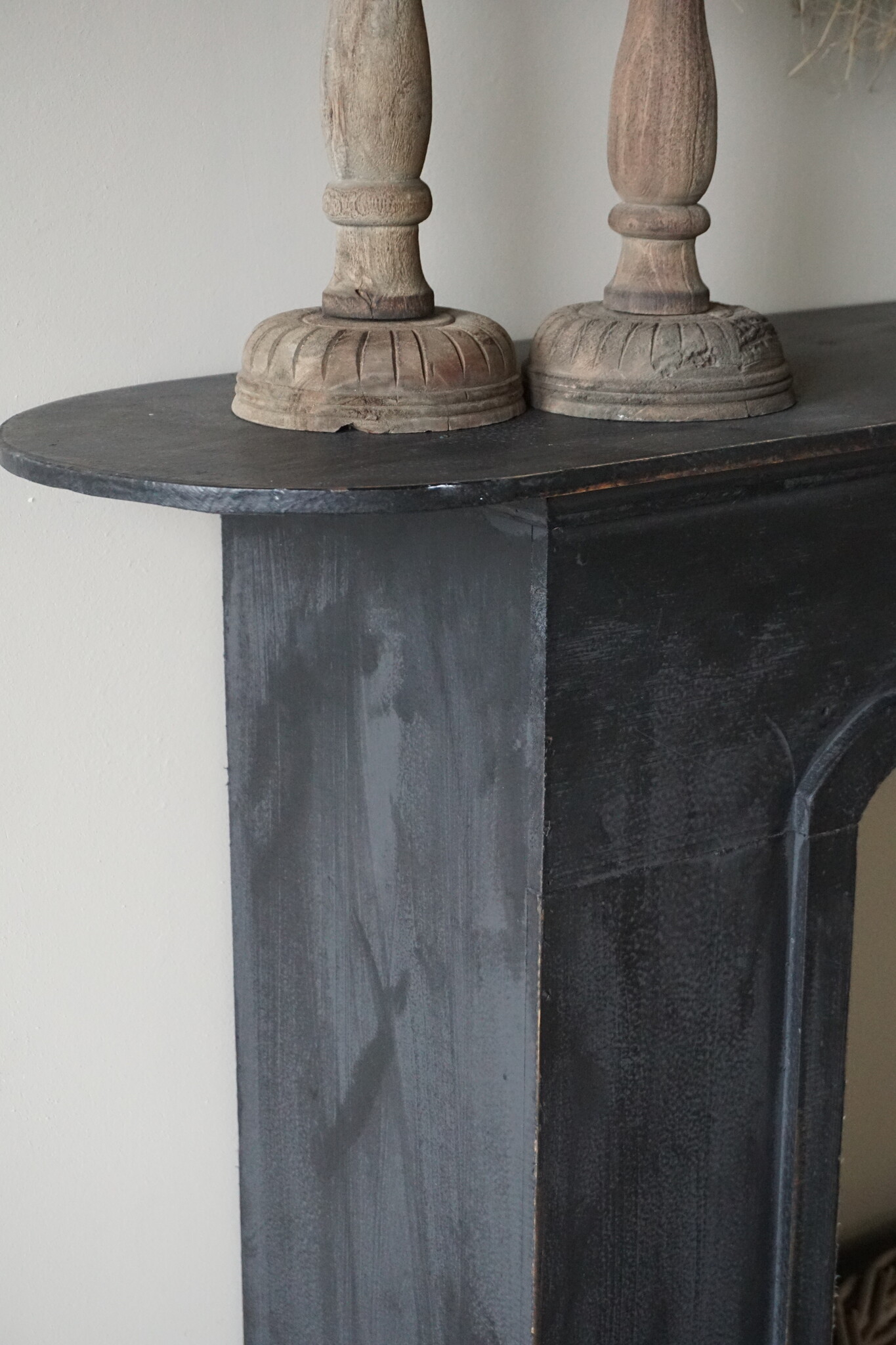 Rene Houtman Sfeervolle Houten Schouw | Zwart | H101 x B125 x D28 cm
