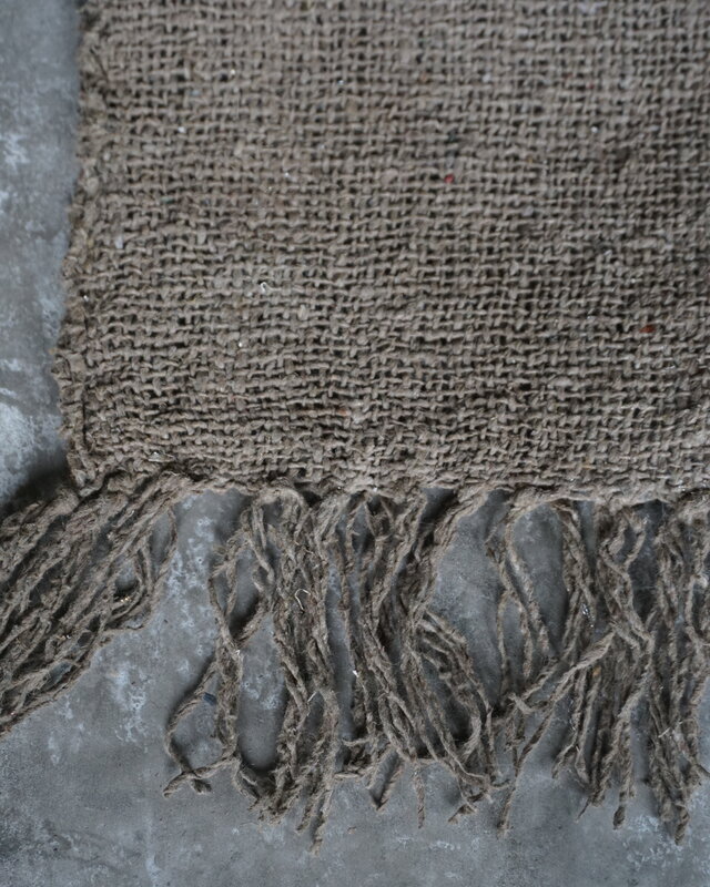 Rene Houtman Leemdoek | Taupe | L150 x B59 cm