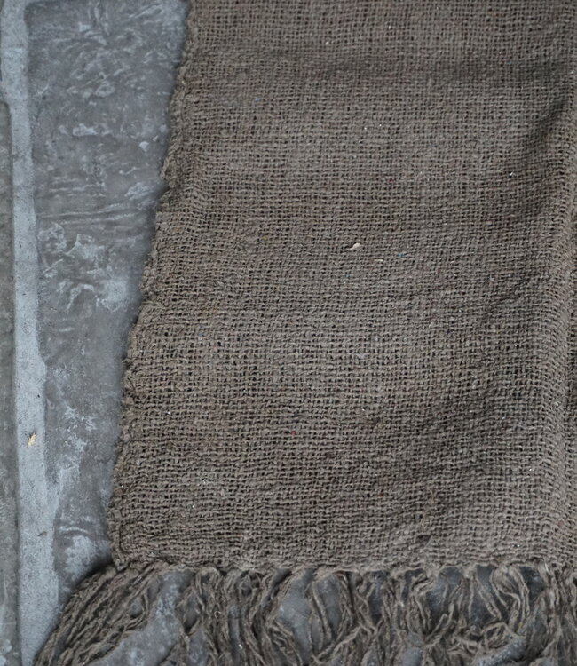 Rene Houtman Leemdoek | Taupe | L150 x B59 cm