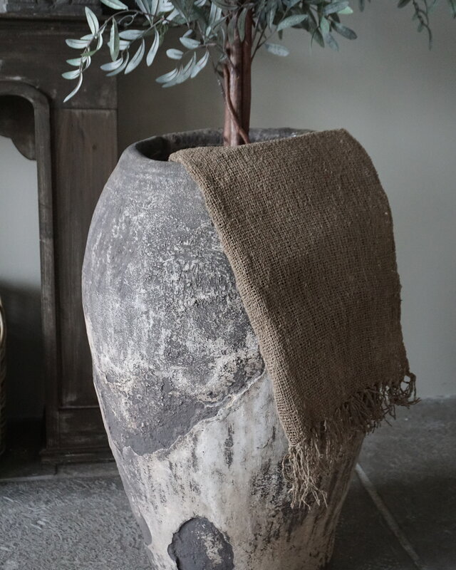 Rene Houtman Leemdoek | Taupe | L150 x B59 cm