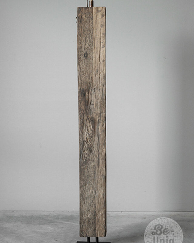 Be-Uniq Vloerlamp Dehli | Hout | H185xB45xD45 Cm