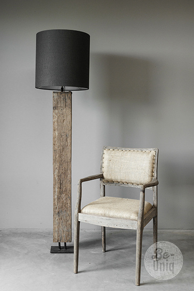 Be-Uniq Vloerlamp Dehli | Hout | H185xB45xD45 Cm