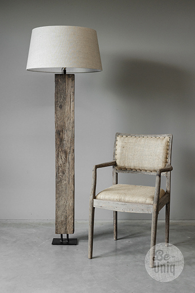 Be-Uniq Vloerlamp Dehli | Hout | H170xB60xD60 Cm