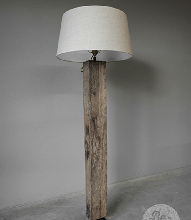 Be-Uniq Vloerlamp Dehli | Hout | H170xB60xD60 Cm