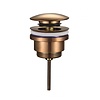 Clickwaste Afvoerplug | Geborsteld Brons Koper | 5/4