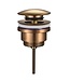 Wiesbaden Clickwaste Afvoerplug | Geborsteld Brons Koper | 5/4