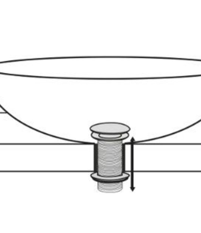 Wiesbaden Caral Open Afvoerplug | Geborsteld Brons Koper | 5/4