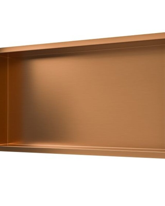 Wiesbaden Demis Inbouwnis | H30xB60xD7 Cm | Geborsteld Brons Koper
