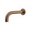 Inbouw Baduitloop | 20 cm 1/2" | Geborsteld Brons Koper