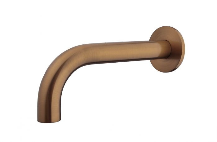 Wiesbaden Inbouw Baduitloop | 20 cm 1/2" | Geborsteld Brons Koper