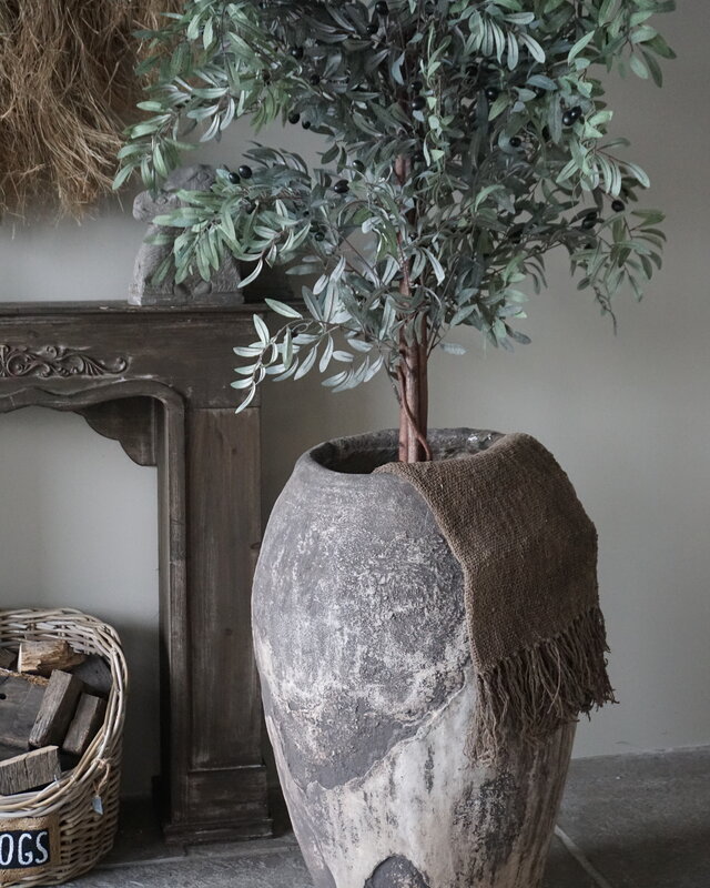 Rene Houtman Leemdoek | Donker | L150 x B59 cm