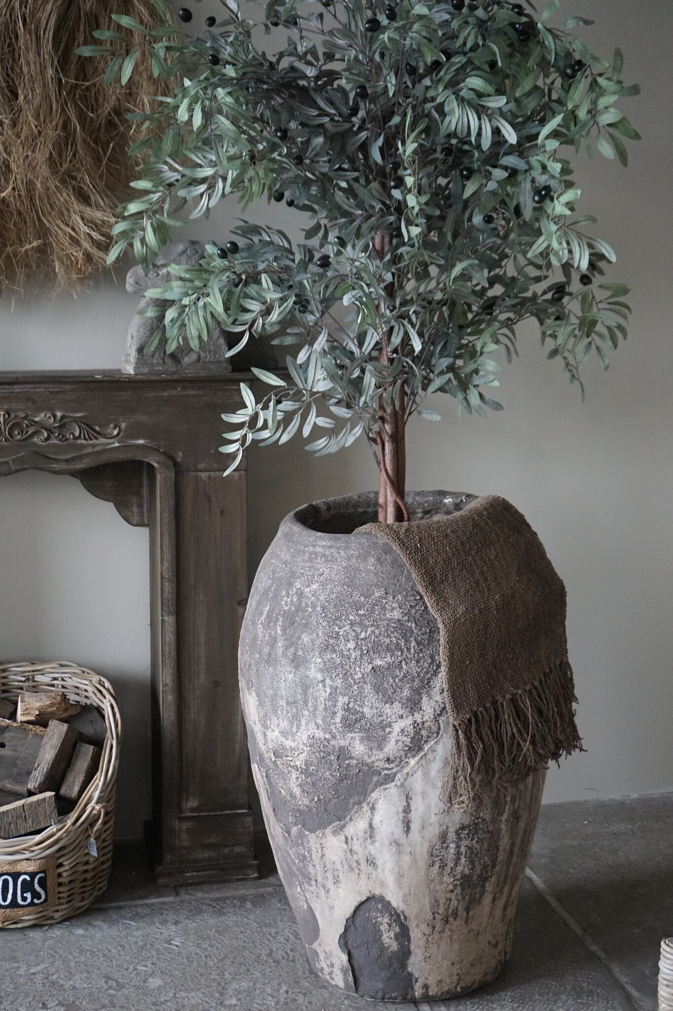 Rene Houtman Leemdoek | Donker | L150 x B59 cm