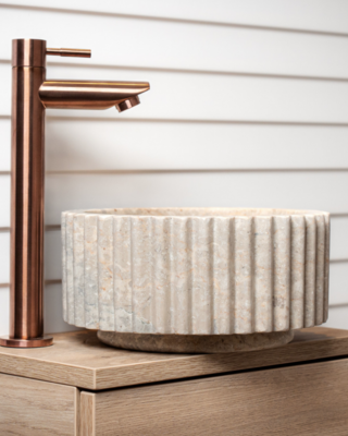 Loutro Bathroomware Waskom Irini Mini | Marmer | Ø25 x H12 cm