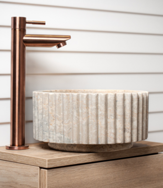 Loutro Bathroomware Waskom Irini Mini | Marmer | Ø25 x H12 cm