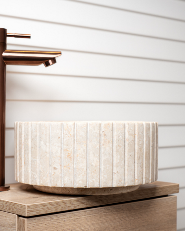 Loutro Bathroomware Waskom Jayda | Marmer | 2 Maten