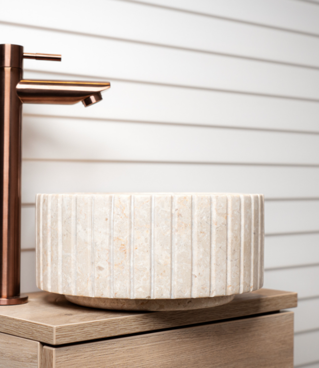 Loutro Bathroomware Waskom Jayda | Marmer | 2 Maten