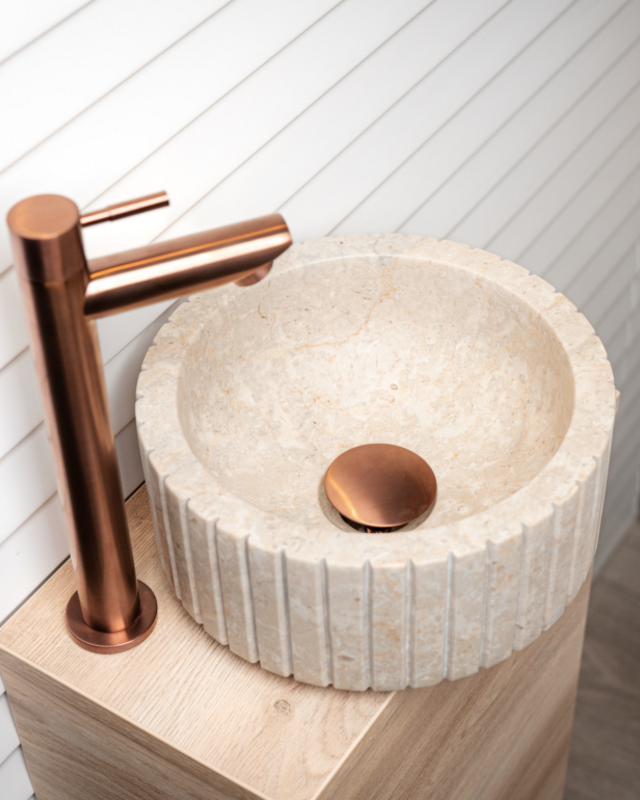 Loutro Bathroomware Waskom Jayda | Marmer | 2 Maten