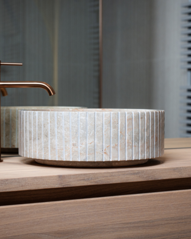 Loutro Bathroomware Waskom Jayda | Marmer | 2 Maten