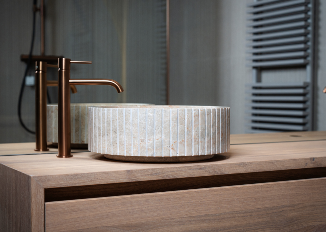 Loutro Bathroomware Waskom Jayda | Marmer | 2 Maten