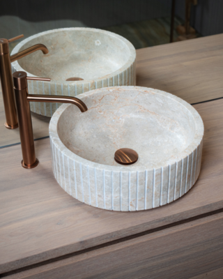 Loutro Bathroomware Waskom Jayda | Marmer | 2 Maten