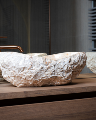 Loutro Bathroomware Waskom Kev | Marmer | Kies Maat + Kleur!